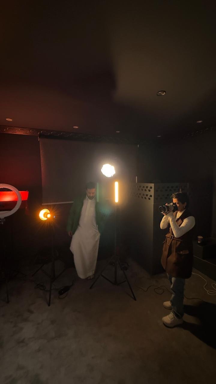 Behind the camera